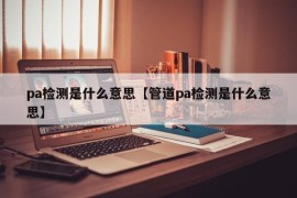 pa检测是什么意思【管道pa检测是什么意思】