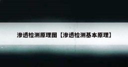 渗透检测原理图【渗透检测基本原理】