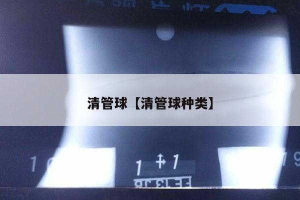 清管球【清管球种类】