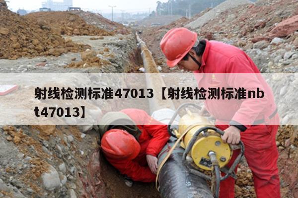 射线检测标准47013【射线检测标准nbt47013】